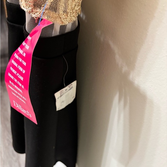 Gold & black Formal Dresss - Picture 3 of 5